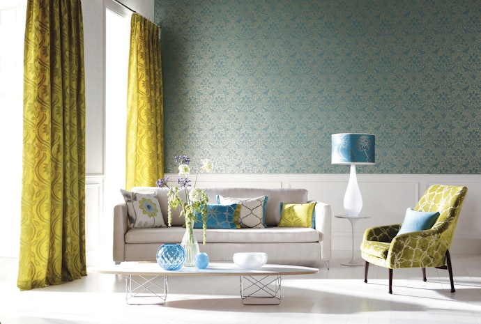 Printed Curtains Give a Semi-blackout Effect and Serve as a Design Statement