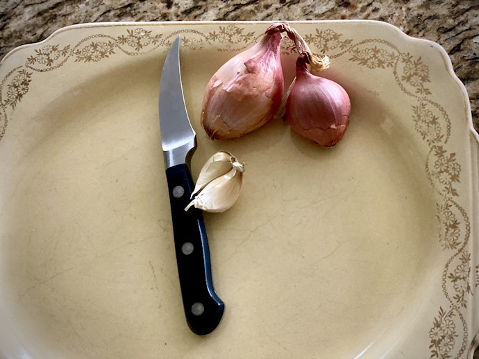 A Bird's Beak Paring Knife Is Used for Trimming