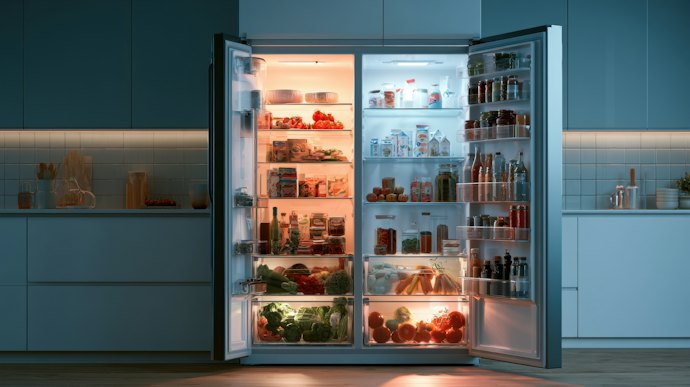 Double-Door Refrigerators Offer Better Organization for Families and Bulk Storage