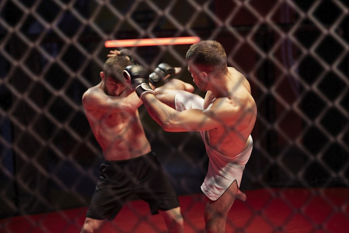 MMA Gloves Expose the Fingertips for Better Grappling