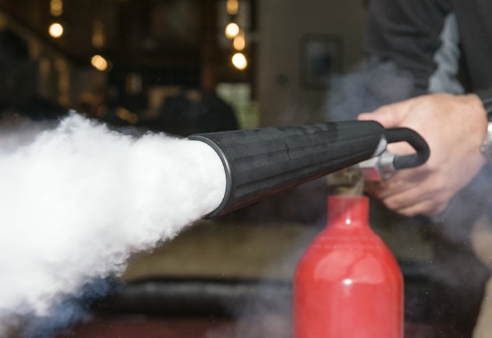 ABC Dry Chemical or Water-Based Extinguishers: For Class A Fires (Paper, Wood, Cloth)