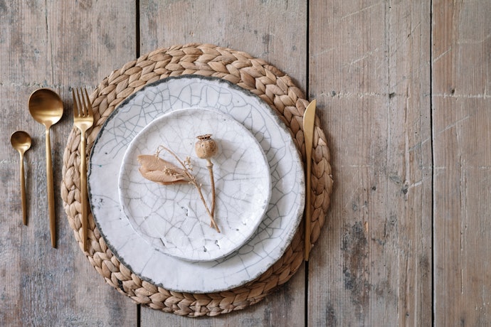 Woven Mats if You Want to Add a Rustic Touch to Your Dining Table