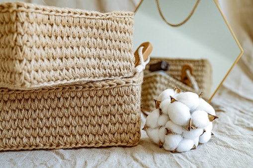 Baskets and Storage Bins for Open Shelves