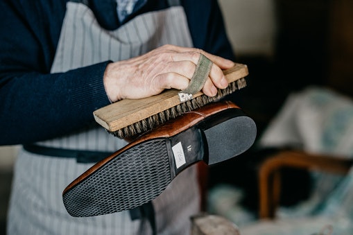 For Leather Shoes: Use a Gentle Cleaning Solution or Cream