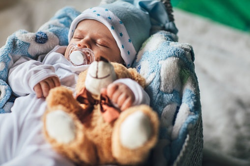 Pacifier Thermometers Can Take Your Baby’s Temperature Without Waking Them Up