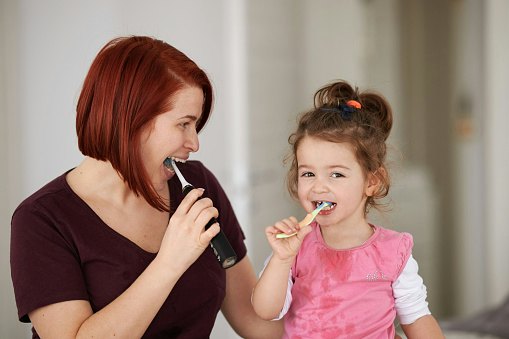 A Sonic or Ultrasonic Electric Toothbrush Produces High Frequency Vibrations to Remove Stubborn Debris
