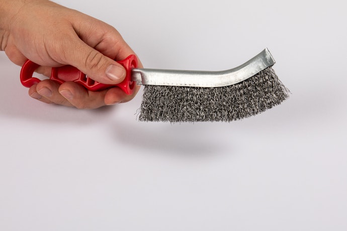 Go for Wire Bristles for Heavy Dirt and Grouts